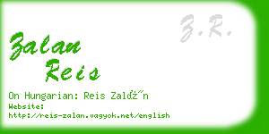 zalan reis business card